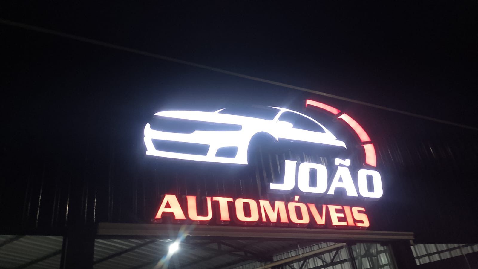 João Automóveis - Letras Caixa 3D por Fenix Comunicação Visual
